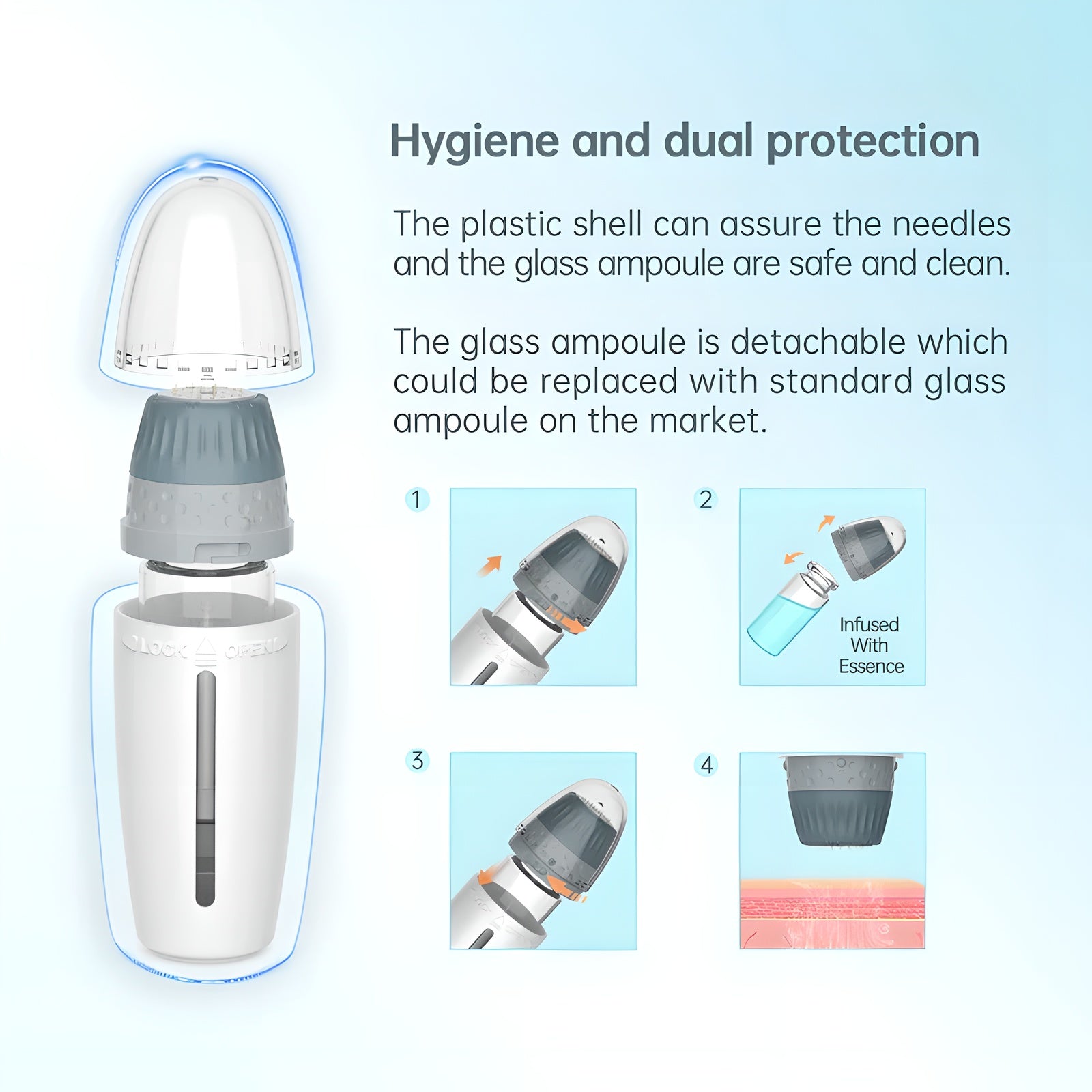 Dr. Pen Bio Needle H24 Hydra Adjustable Derma Stamp