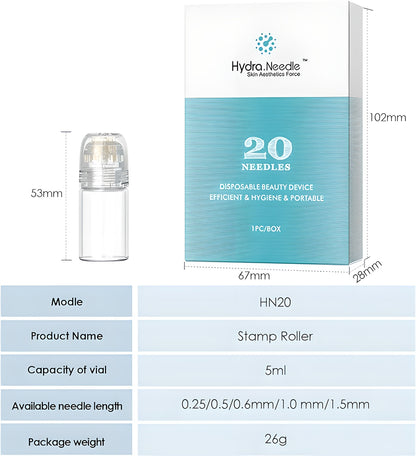 Hydra Needle Microneedle HN20 Fine Touch Serum Applicator Derma Stamp