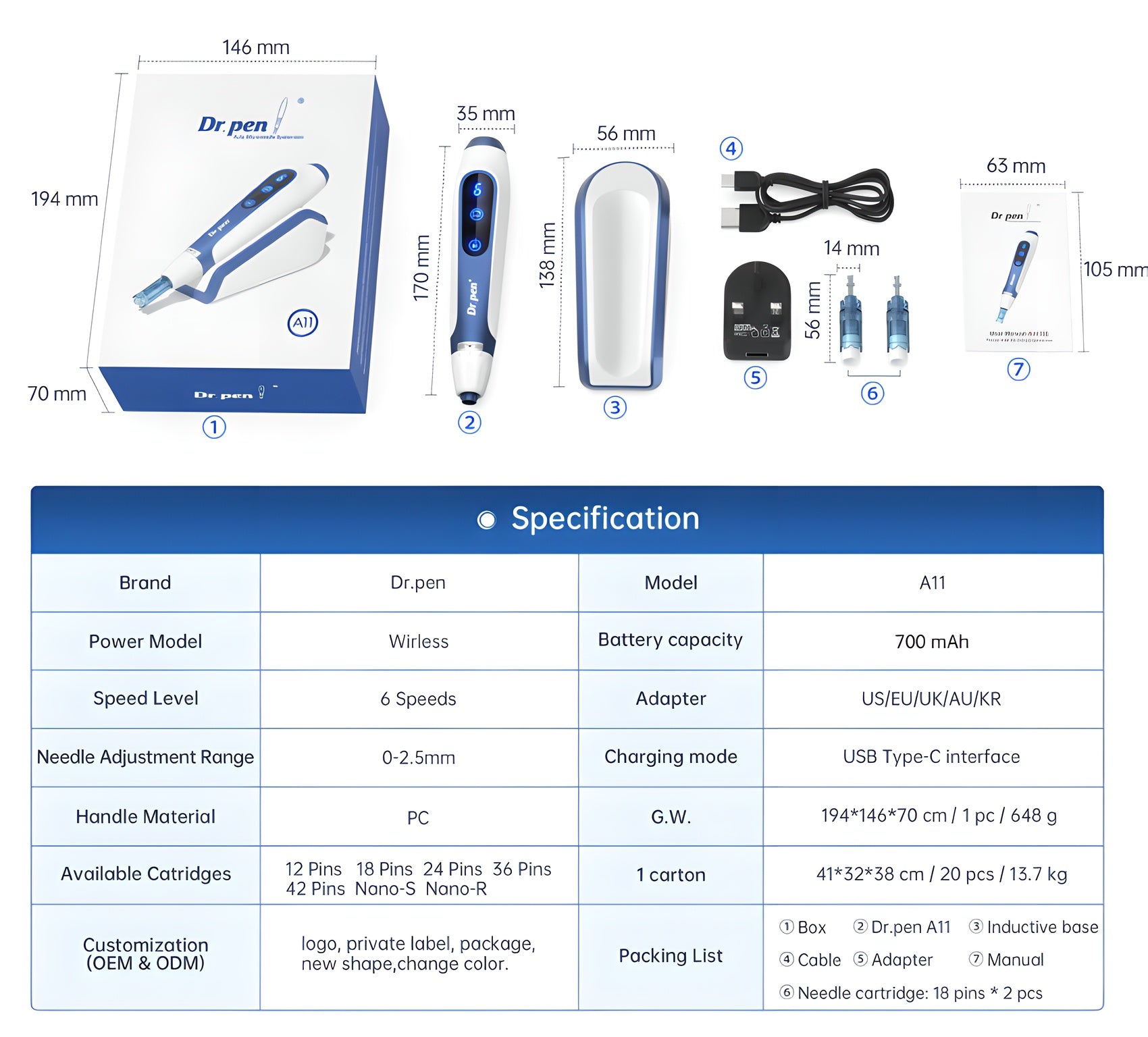 Dr. Pen A11 Ultima Pro Microneedling Pen